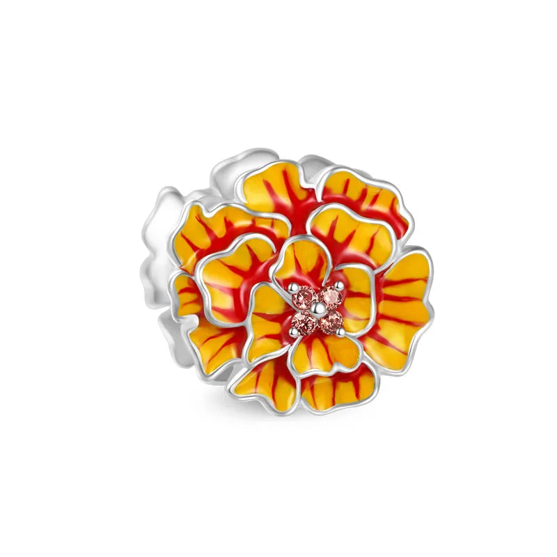 2026 925 Silber Blume, Schmetterling, Highland-Kuh, Motorrad-Anhänger passend für europäisches Original-Armband DIY Schmuck Exquisiter Schmuck
