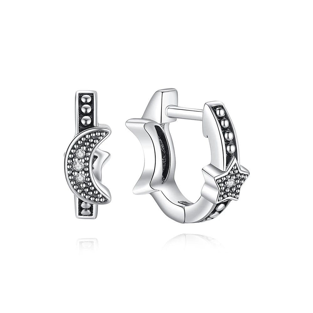 Original 925 Sterling Silver Earrings 2026 Stud Hoop Crystal Earings For Women Rose Gold Crown Heart Infinity Bee Earing Jewelry