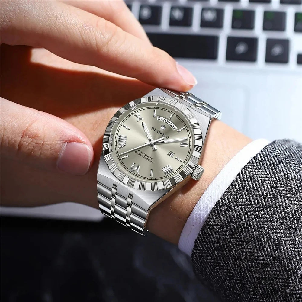 Nuevos Relojes de Lujo Deportivos Impermeables para Hombre, Regalos de Moda, Relojes de Pulsera de Cuarzo, Reloj Automático para Hombre, Reloj Digital