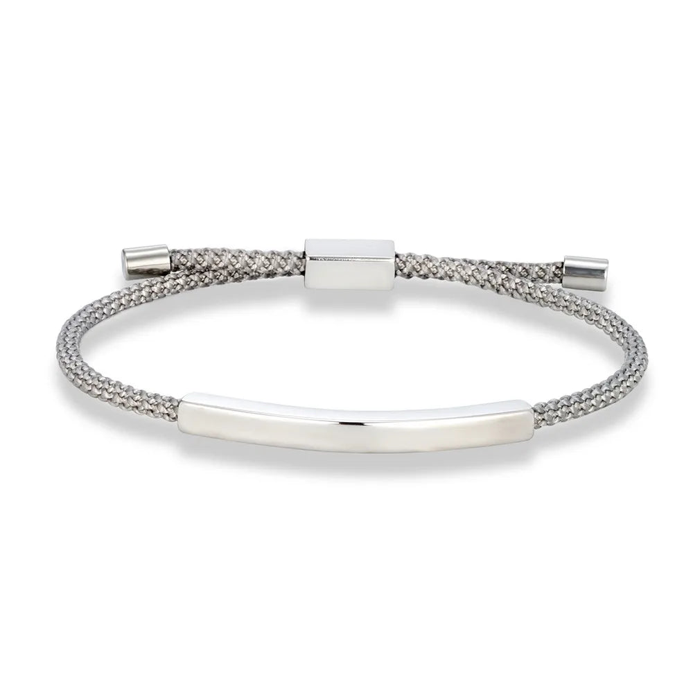 Männer Frauen Punk SOS Individuelles Logo Name Gravur Text Verstellbares dünnes Seilarmband Personalisierbares Edelstahl-ID-Armband