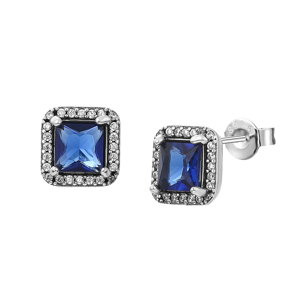 Nuevos pendientes de plata 925 con diseño de mariposa y flor, estilo europeo, para mujer, regalo de joyería exquisita para festivales
