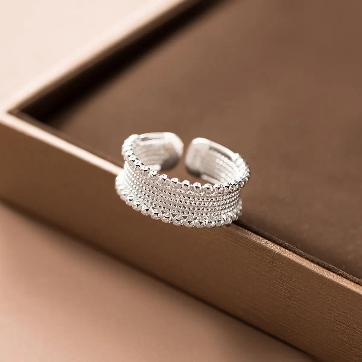 925 Sterling Silber Persönlichkeits-Perlenringe für Damen Verlobung Hochzeit Luxus-Schmuck