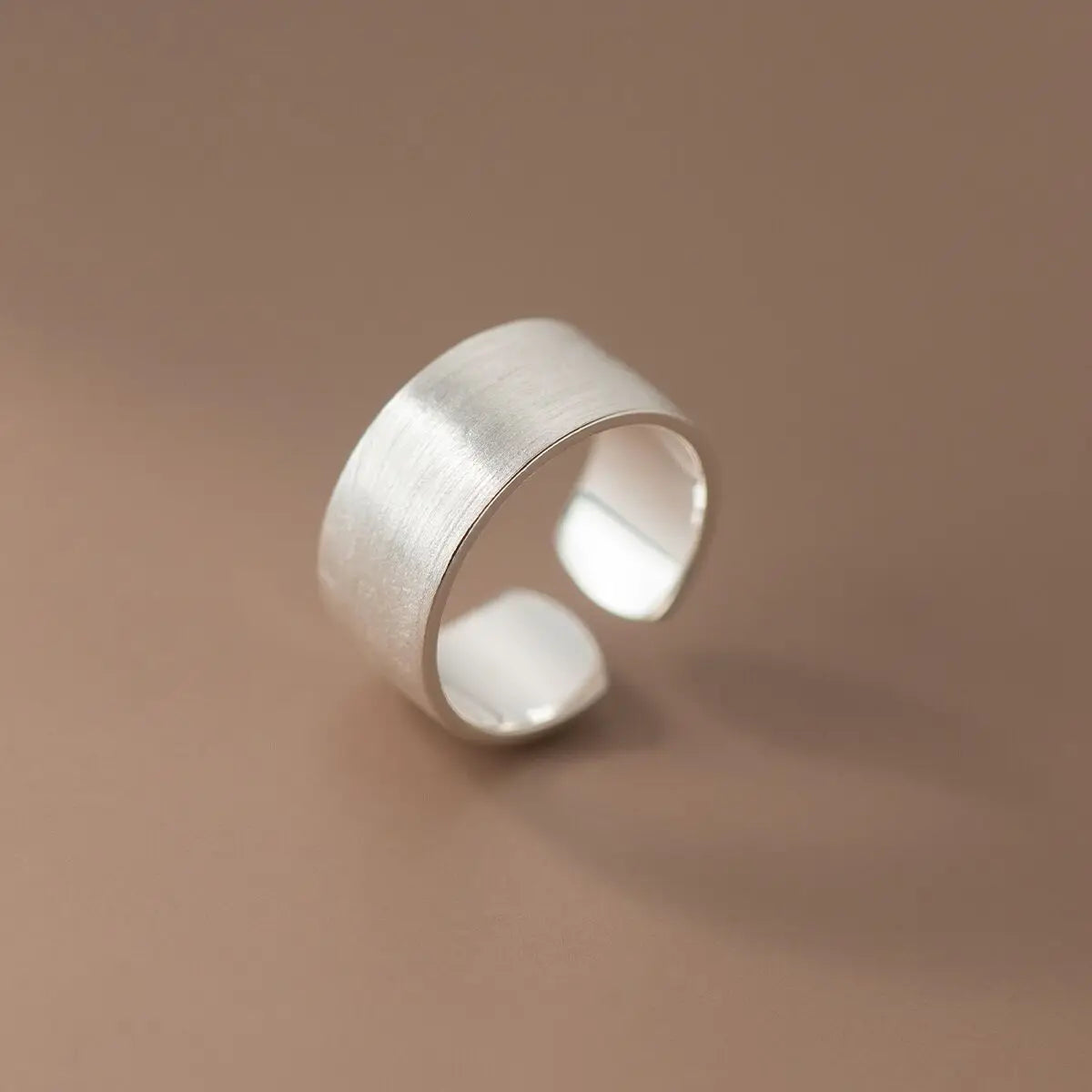 925 Sterlingsilber Drahtziehen Verstellbare Ringe Für Frauen Paar Luxus Schmuck Damen Accessoires Geschenke Schmuck