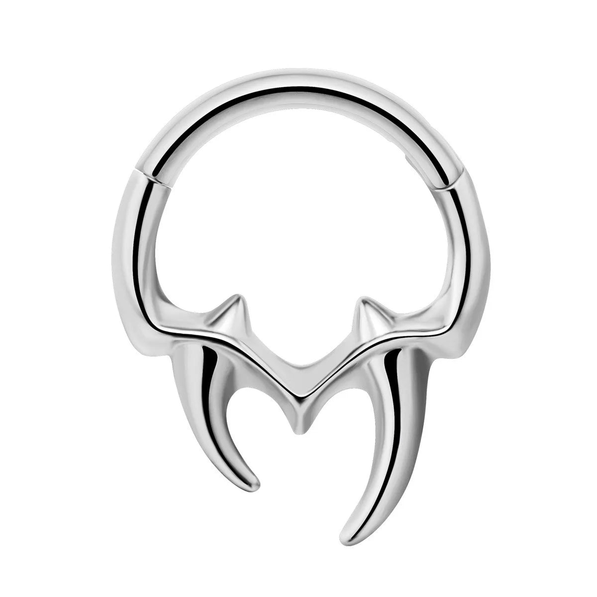 Anillo de nariz con flores, tabique, 100 % acero quirúrgico 316L, circonita, clicker, perforación Daith, cartílago de oreja, aro Helix, flores, gotas de agua