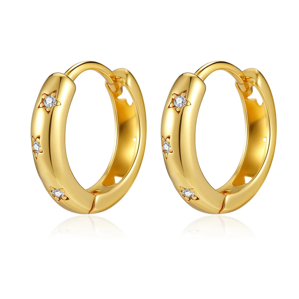 Pendientes de tuerca europeos con cruz de girasol, color dorado, para mujer, festival, exquisitos abalorios, regalos de joyería, plata 925