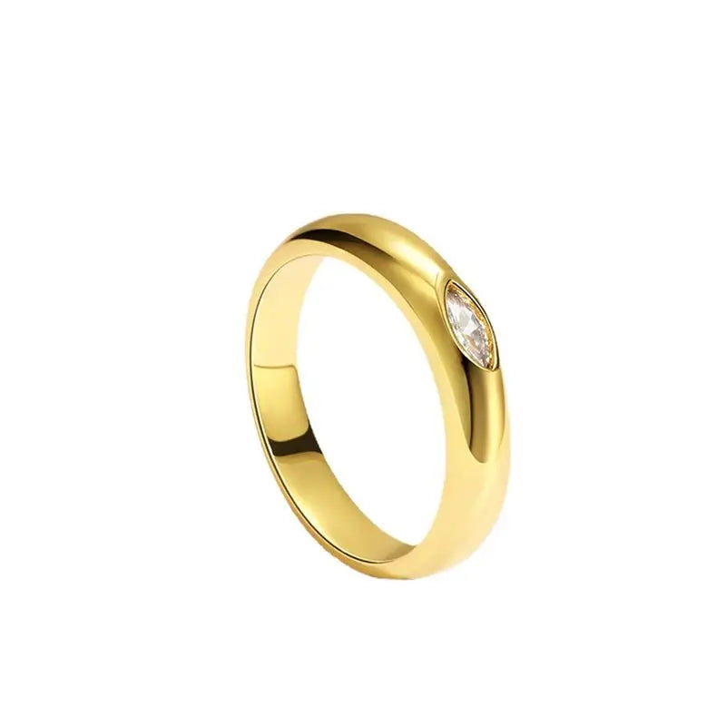 925 Sterling Silber Hot Sale Eheringe für Damen mit Marquise-Zirkonia, schlicht und elegant, neue trendige Schmuckstücke für Frauen