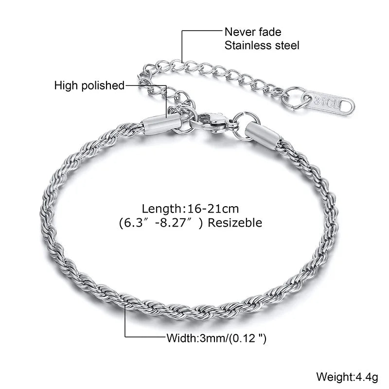 Damen-Armkette in Silberfarbe, stapelbare Gliederarmbänder aus Edelstahl, geschichtete Modeaccessoires Geschenke