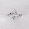 VENTFILLE 925er Silber Mond Quaste Öffnung Weiblich Mode Ins Ring
