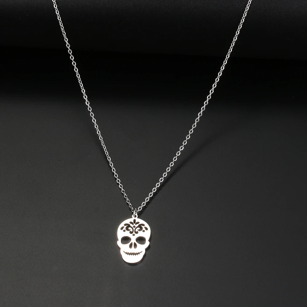 DOTOFI Four Leaf Clover Pendant Necklace For Women Stainless Steel Quality Fashion Jewelry
