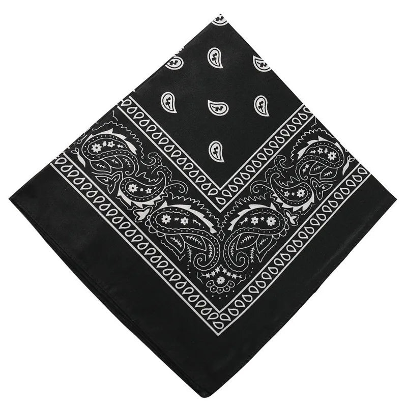 Pañuelo Bandana Hip Hop para Mujeres, Niñas, Niños, Punk, Cuadrado, Diadema, Accesorios para el Pelo, Moda Bohemia 2024