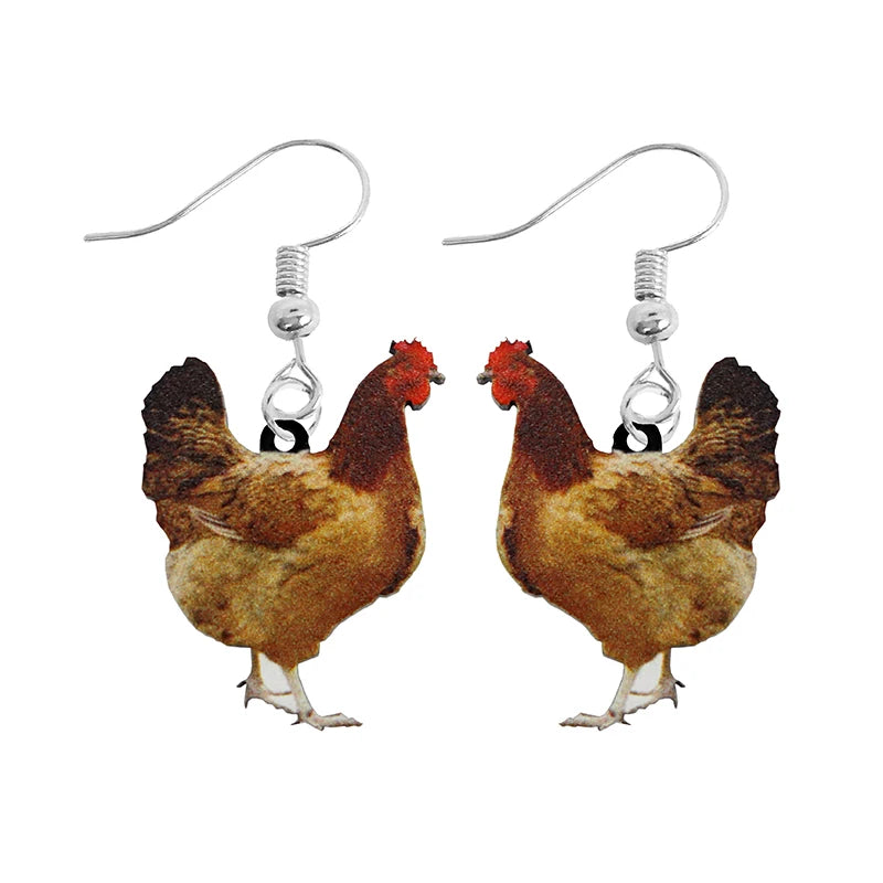 Ohrring Für Frauen Acryl Lustige Benutzerdefinierte Süße Mädchen Geschenk Ohrhänger Kinder Tier Kaninchen Papagei Vogel Frosch Schmetterling