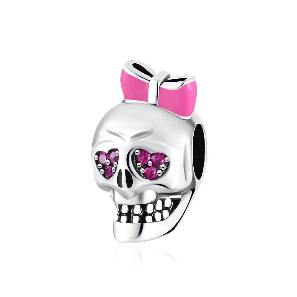 2026 Frühlings-Pink-Serie Ballon Schmetterling Blumen-Anhänger passend für S925 Europäische 925 Sterling Silber Armband Armreifen Halskette
