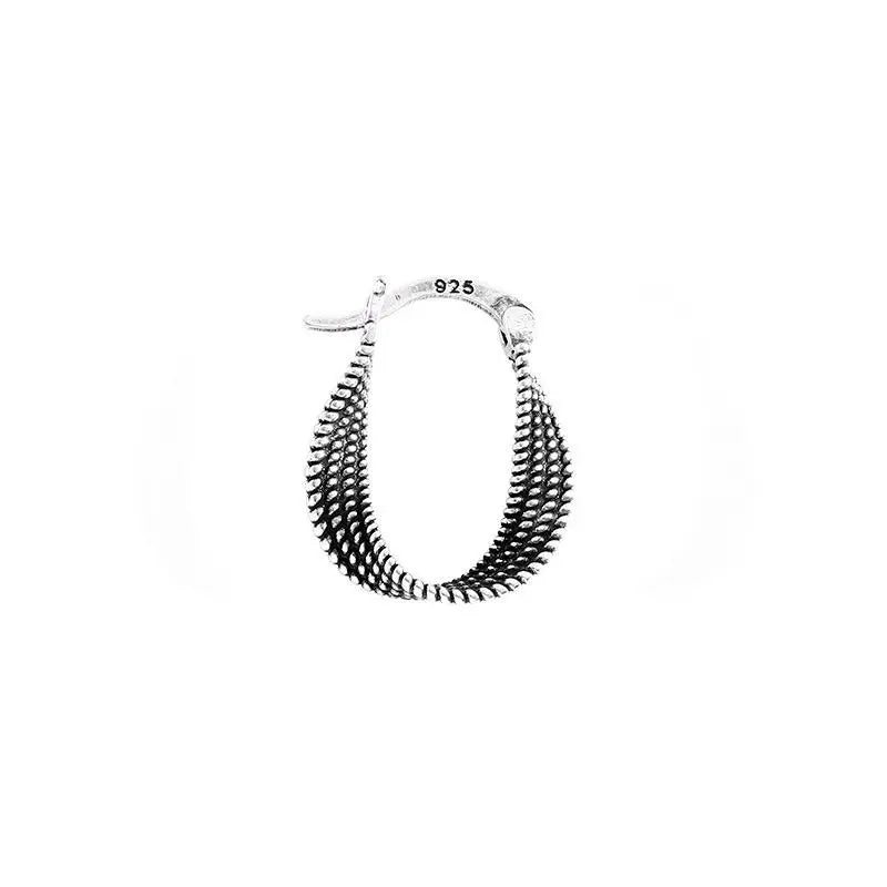 925 Sterling Silber "Fried Dough Twists" Verlobungs-Ohrstecker für Damen Elegante Hochzeit Luxus Schmuck Accessoires Argent 925