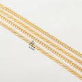 1 metro/lote de cadenas de eslabones redondos de metal chapado en oro de 14K y 18K para hacer joyas, accesorios de joyería para manualidades