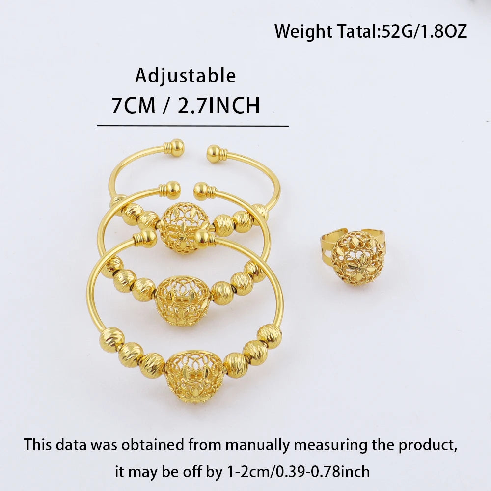 Äthiopisch-hawaiianischer Schmuckarmreif, 18 Karat vergoldet, Armband für Damen, Blumenarmreif, afrikanisch, kostenloser Versand, Valentinstagsgeschenk