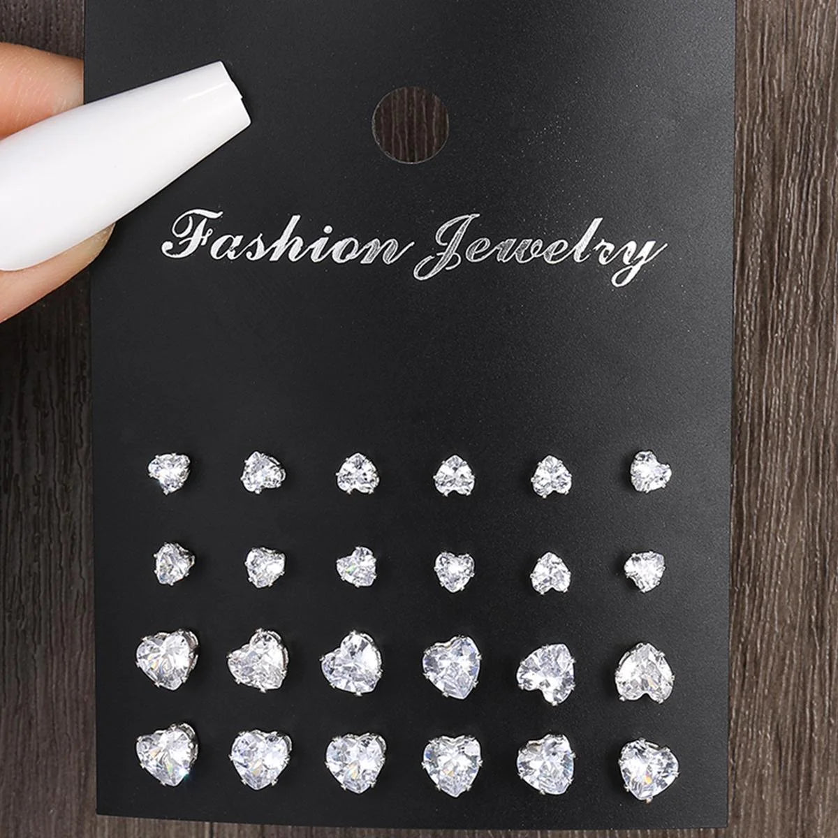 36 Paar Einfache Glänzende Strass Ohrstecker Set für Damen Mode Kristall Zirkon Perlen Ohrringe Neue Schmuck Accessoires Geschenke