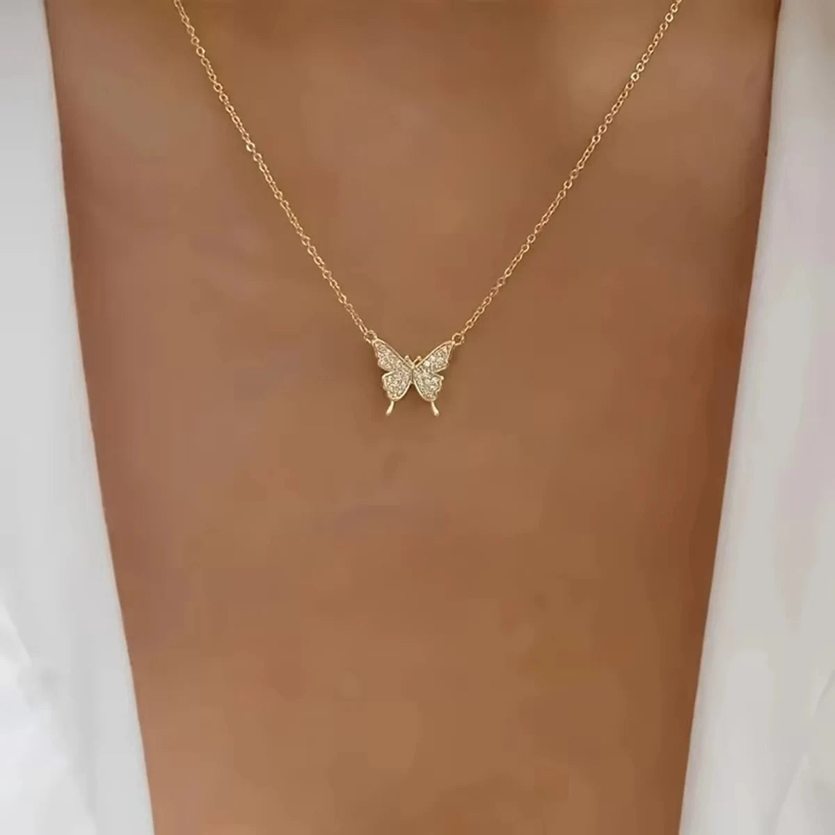Collar de Plata de Ley 925, Bonito Colgante con Hoyuelo de Estrella de Cinco Puntas para Mujer y Niña, Regalo de Joyería, Envío Directo al por Mayor