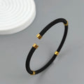 Neues Armband aus Edelstahlgewebe, vergoldet 18K, hochwertiges wasserdichtes Pärchen-Armband, Geschenk für die Ehefrau