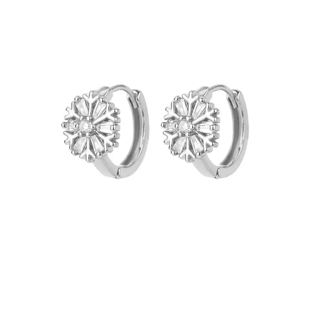 Zirkonia U-förmige Ohrstecker für Frauen, Edelstahl, geometrische Ohrringe, Schmuck, Hochzeits-/Geburtstagsgeschenk