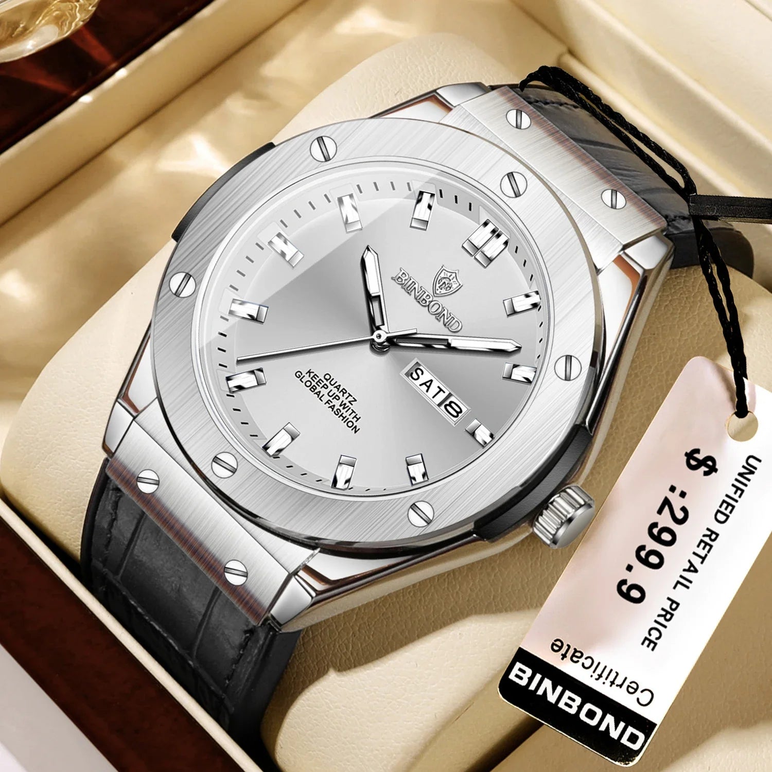 Hombre Nuevo Reloj de Cuero Casual de Negocios Relojes de Lujo para Hombres Relojes Automáticos Relojes de Pulsera de Cuarzo de Moda para Hombres Relojes De Hombre