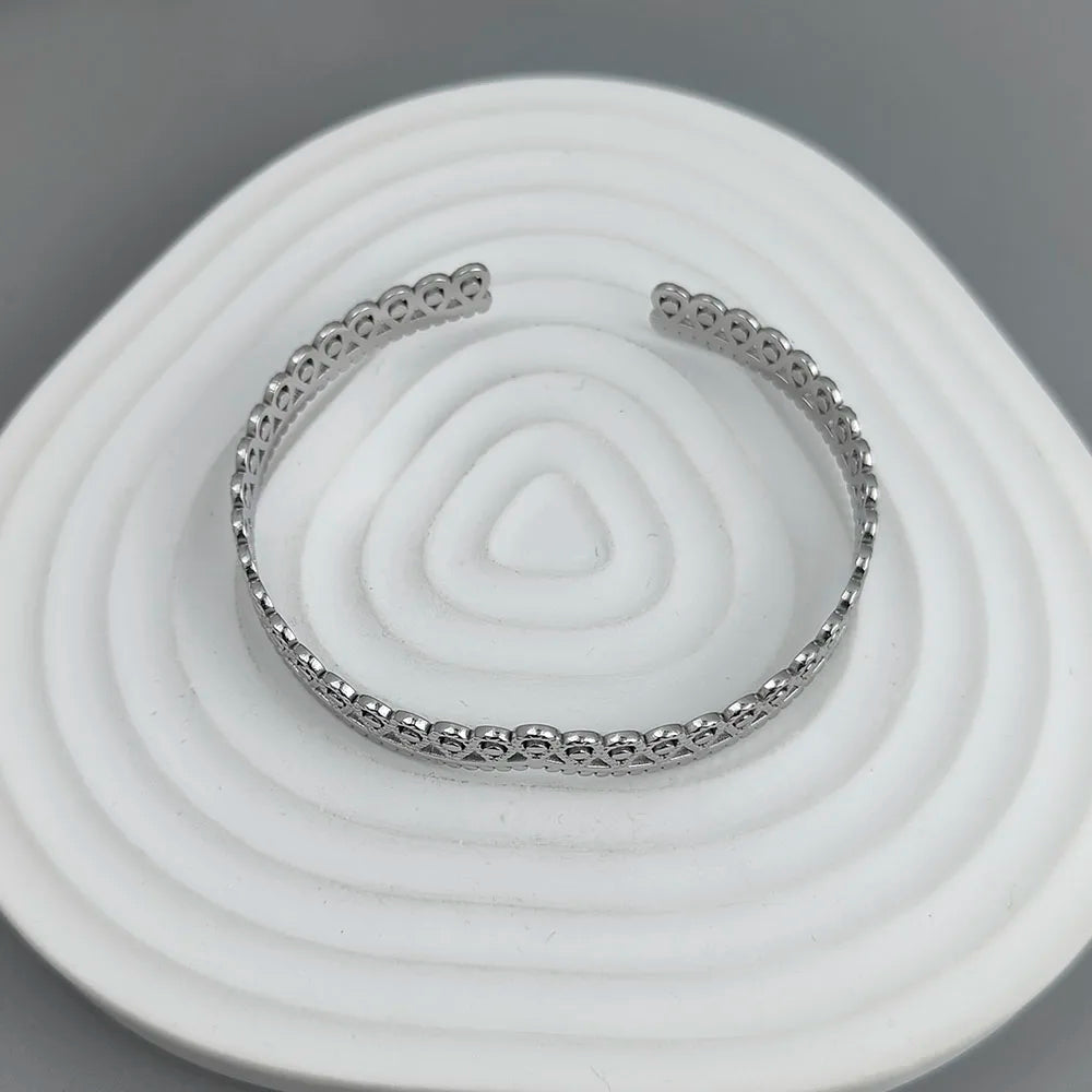 Neues Kronenform-Edelstahlarmband, 18K vergoldet, hochwertige wasserdichte Silberkette, Pärchengeschenk