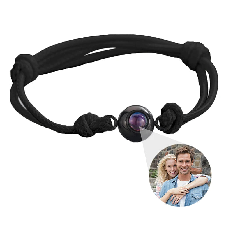 Individuelle Armbänder mit Bild im Inneren, personalisierte Projektionsarmbänder mit Fotos, Armband als persönliches Foto-Erinnerungsgeschenk
