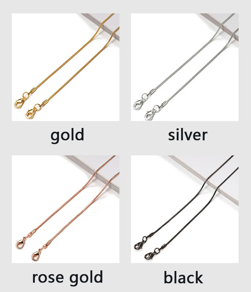 Fashion Reading Glasses Chain for Women Metal Sunglasses Cords Gold Black Silver Color  Lanyard Metal Rope Eyewear Accessories