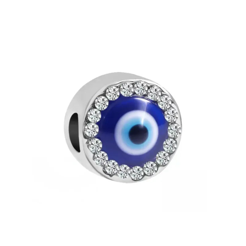 Europäische Sommer Blaue Serie Schildkrötenblumen-Anhänger Passend für S925 Europäisches 925 Sterling Silber Armband Armreifen Halskette