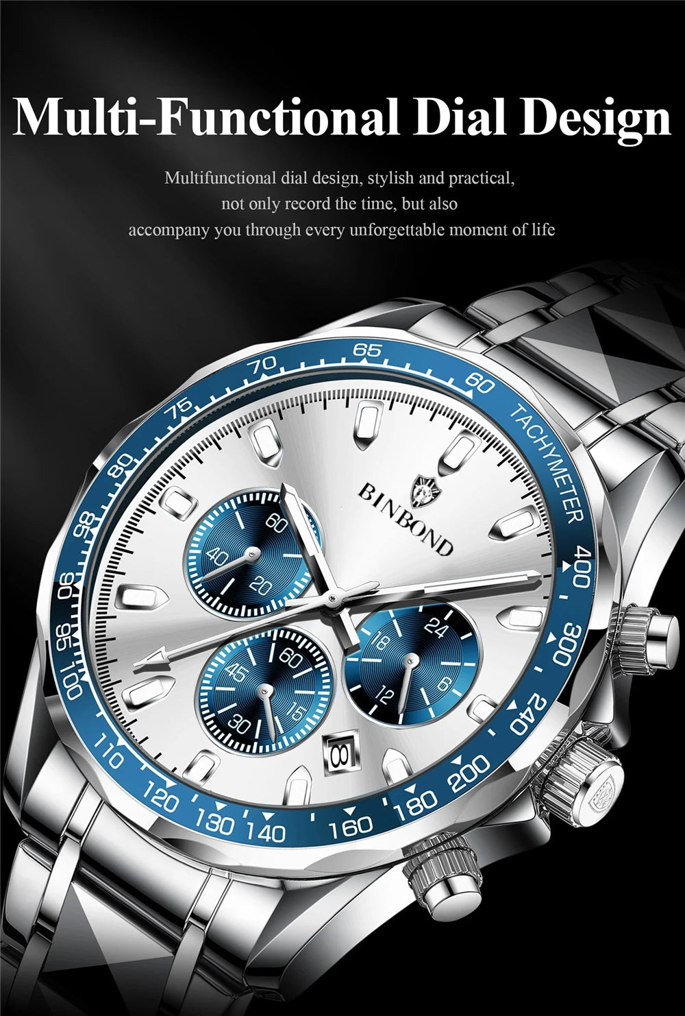 Deportes Nuevo Hombre Cronógrafo Reloj para Hombre Marca de Lujo Moda Cuarzo Relojes de Pulsera Regalos Relojes de Hombre Reloj Digital Automático
