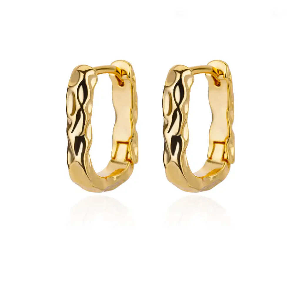 Regenbogen Zirkon Ohrringe für Damen Edelstahl Creolen 2024 Neu Trend Luxus Ästhetik Accessoires Schmuck Aretes Mujer