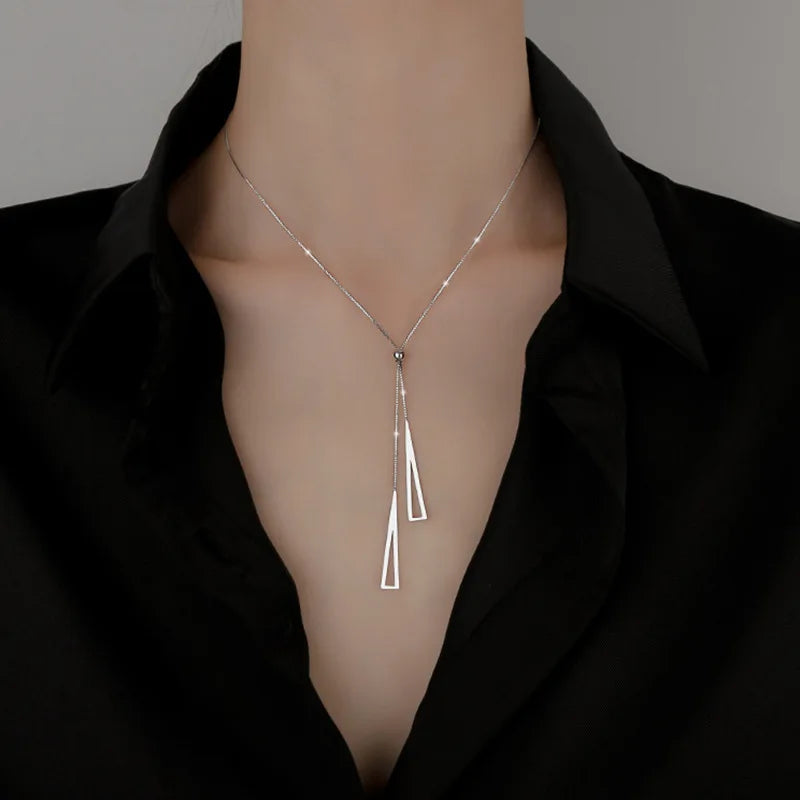VENTFILLE Plata 925 Geometría Circular Rosa Collar Esmalte Goteo Coreano Joyería Delicada Regalo de Cumpleaños Venta al por Mayor