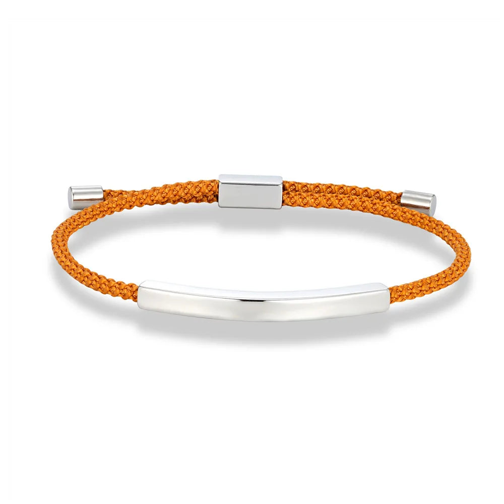 Männer Frauen Punk SOS Individuelles Logo Name Gravur Text Verstellbares dünnes Seilarmband Personalisierbares Edelstahl-ID-Armband