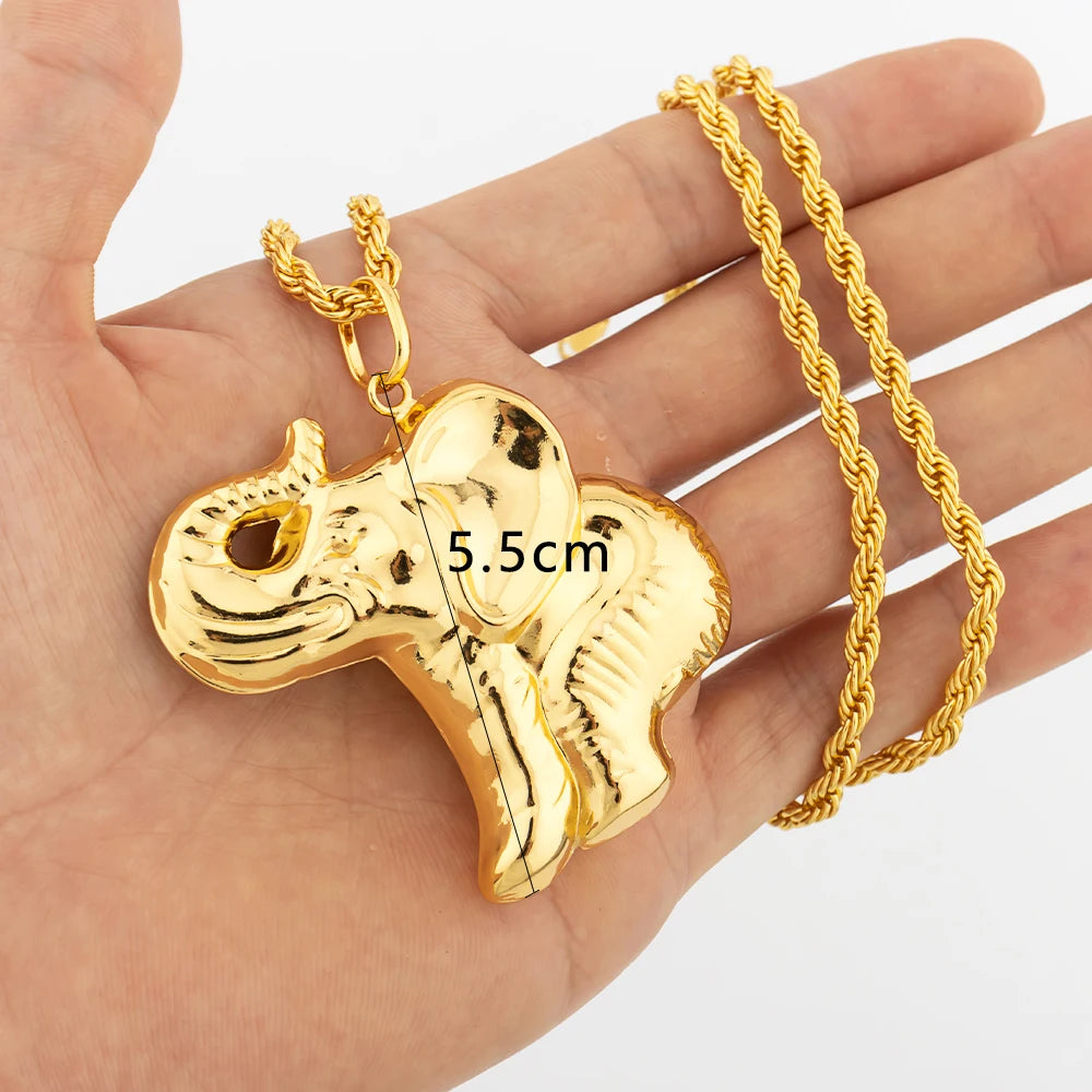 Colgante color oro Dubái, estilo hip hop, personalidad para hombres y mujeres, joyería minimalista, joyería para fiestas, regalos de cumpleaños.