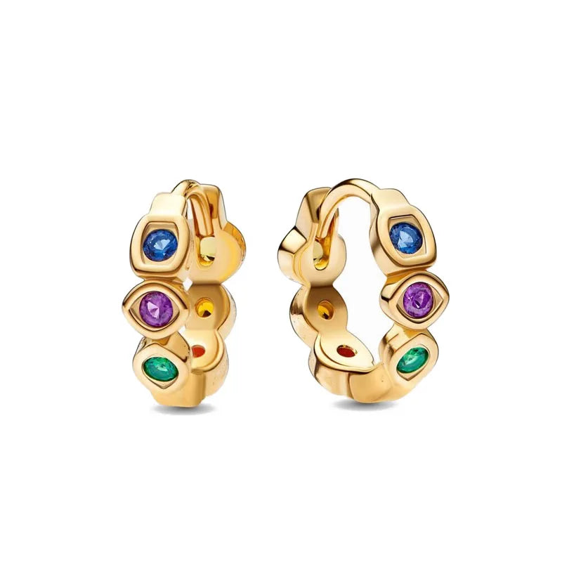 Pendientes de tuerca europeos con cruz de girasol, color dorado, para mujer, festival, exquisitos abalorios, regalos de joyería, plata 925