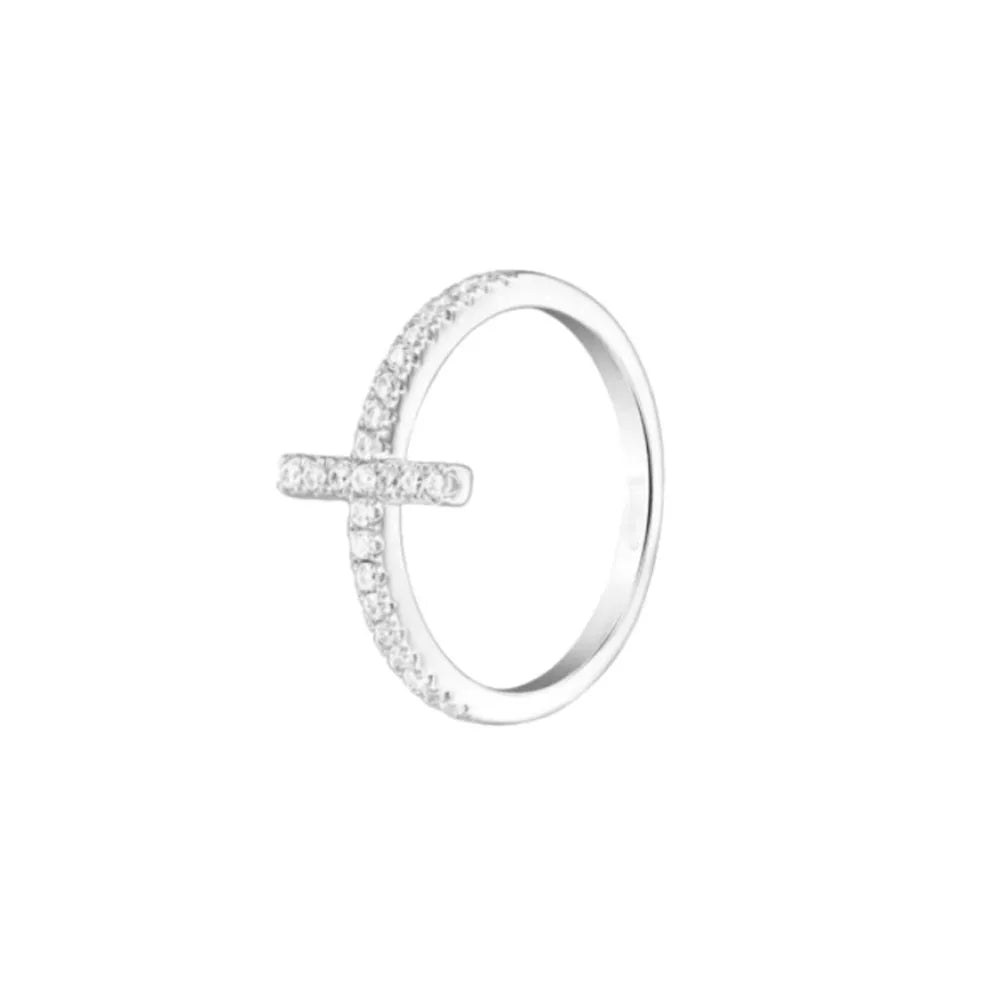 925er Silber Ring Heißer Verkauf Muttertag Mama Größe 6 7 8 9 Rot Blauer Stein Schmuck Charm Passender DIY Geburtstagsgeschenk