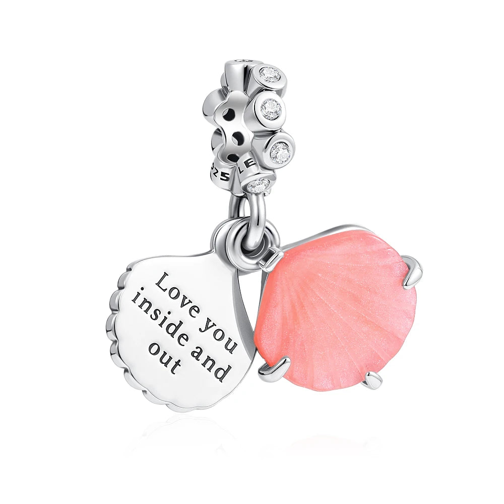 Alle heiß begehrten Artikel, original 925 Sterling Silber Ozean Charms Seestern Geburtstag Anhänger Perlen für Halsketten DIY Armband
