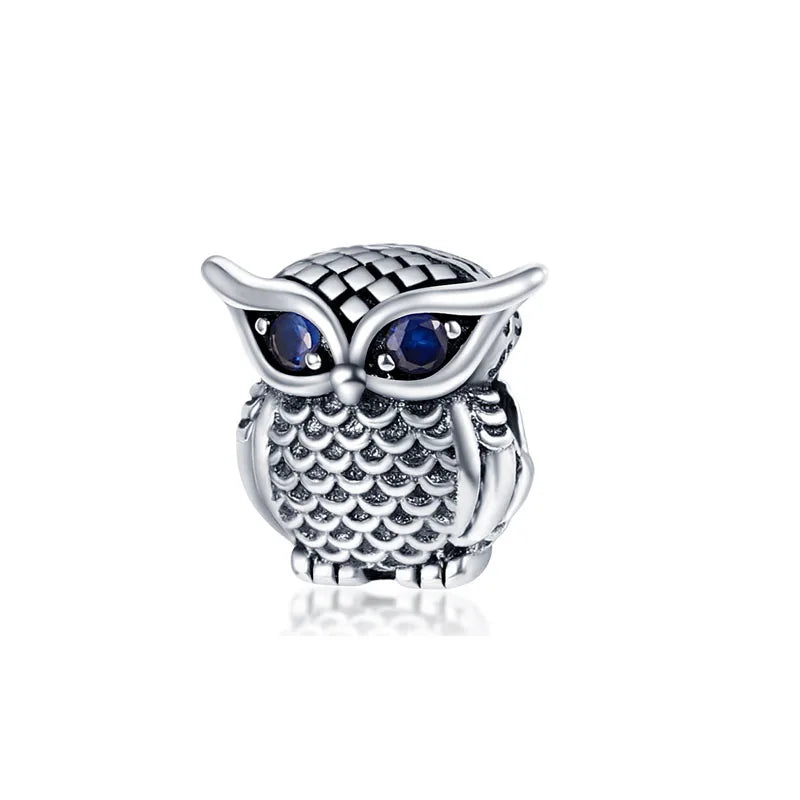 Europäische Sommer Blaue Serie Schildkrötenblumen-Anhänger Passend für S925 Europäisches 925 Sterling Silber Armband Armreifen Halskette