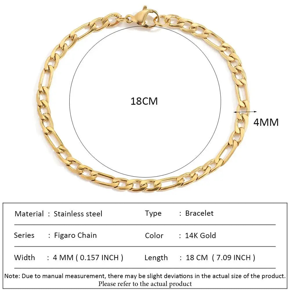 SUNIBI Klassische Schlangenkettenarmbänder für Damen, Trendige Mode, Edelstahl-Kubakettenarmband, Trendige Damengeschenke, Schmuck