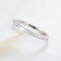 925 Sterlingsilber Einreihige Zirkonringe Für Frauen Hochzeit Luxus Party Schmuck Accessoires Großhandel Schmuck Geld 925