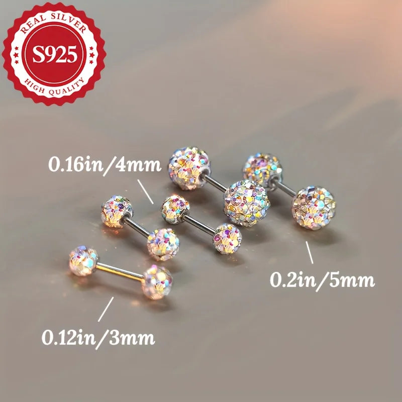 Ohrstecker für Damen aus 925er Silber, Pinguin-Form, Party-Accessoires