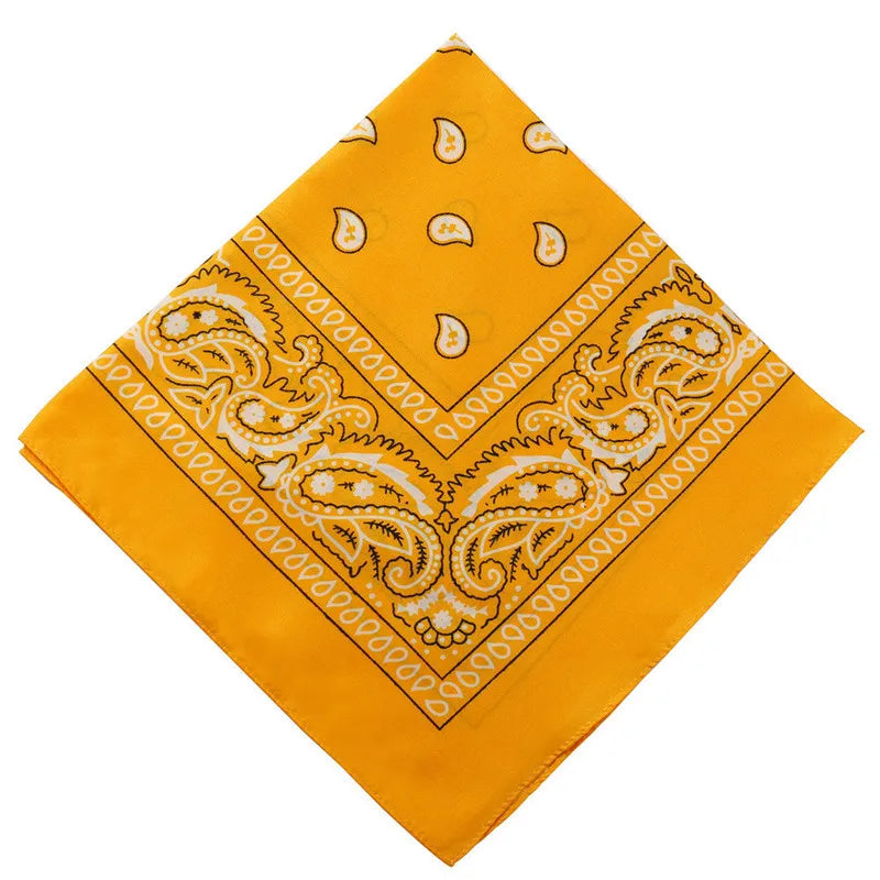 Pañuelo Bandana Hip Hop para Mujeres, Niñas, Niños, Punk, Cuadrado, Diadema, Accesorios para el Pelo, Moda Bohemia 2024