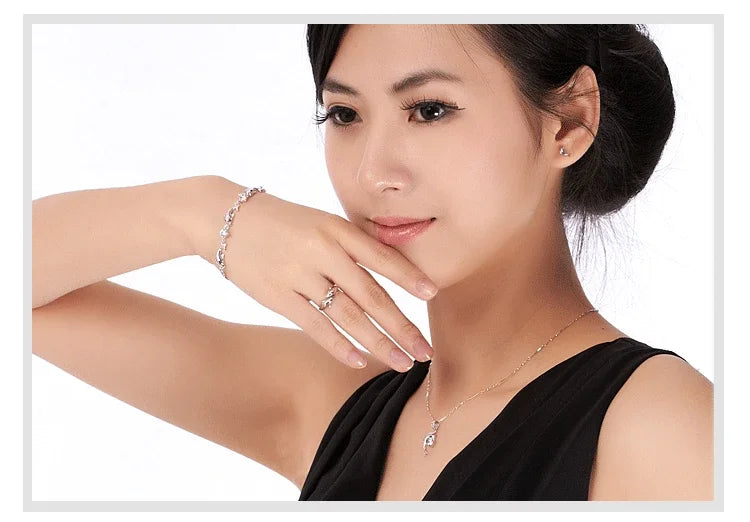 925 Sterling Silber Schmuck Offener Happy Doppel-Delfin-Liebesring für Frauen, Partygeschenk, Verstellbarer Ring, Anillos, Bague