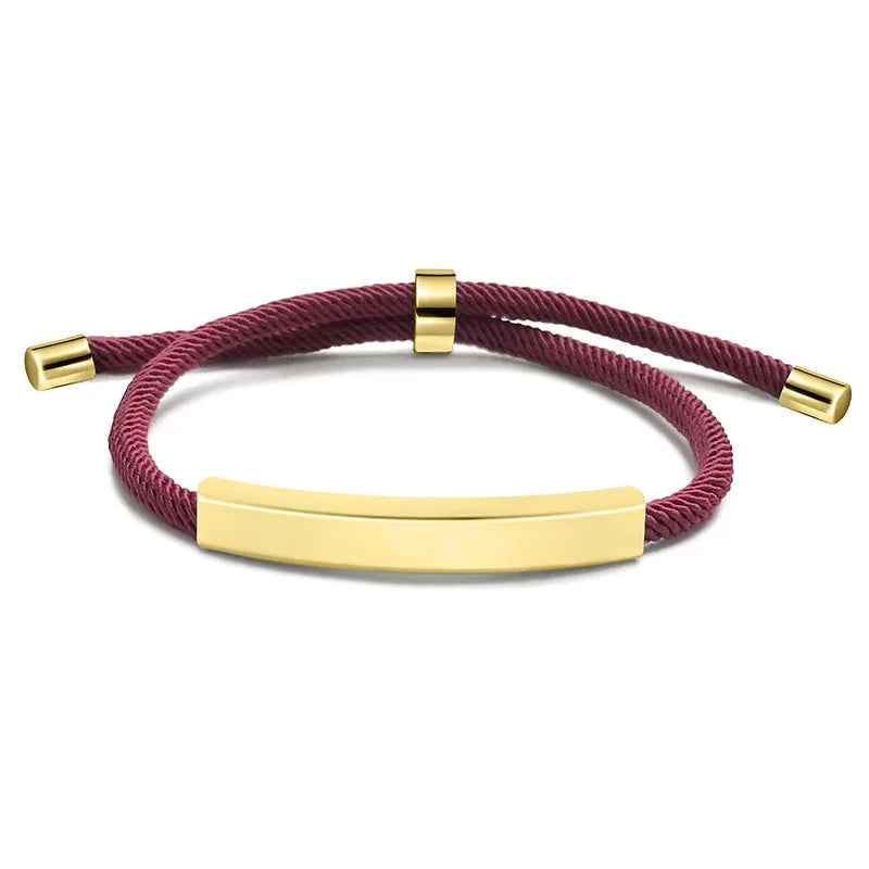 Personalisiertes Herrenarmband, verstellbarer Armreif, Edelstahl, Name, beliebiger Text graviertes Armband, Geburtstagsgeschenk für Ihn