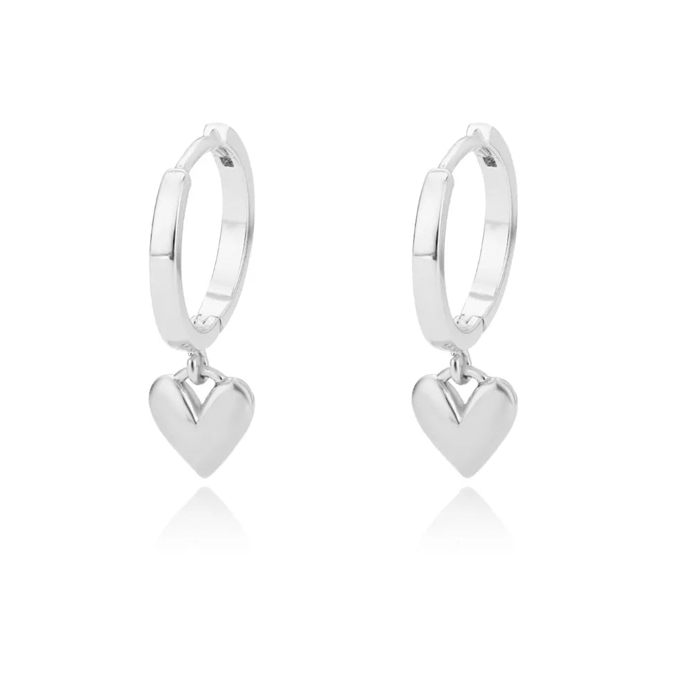 Luxus Stern Pendientes Ohrringe für Frauen Mädchen Edelstahl Minimalist Hoop Piercing 2025 Neu In Y2K Schmuck aretes de mujer