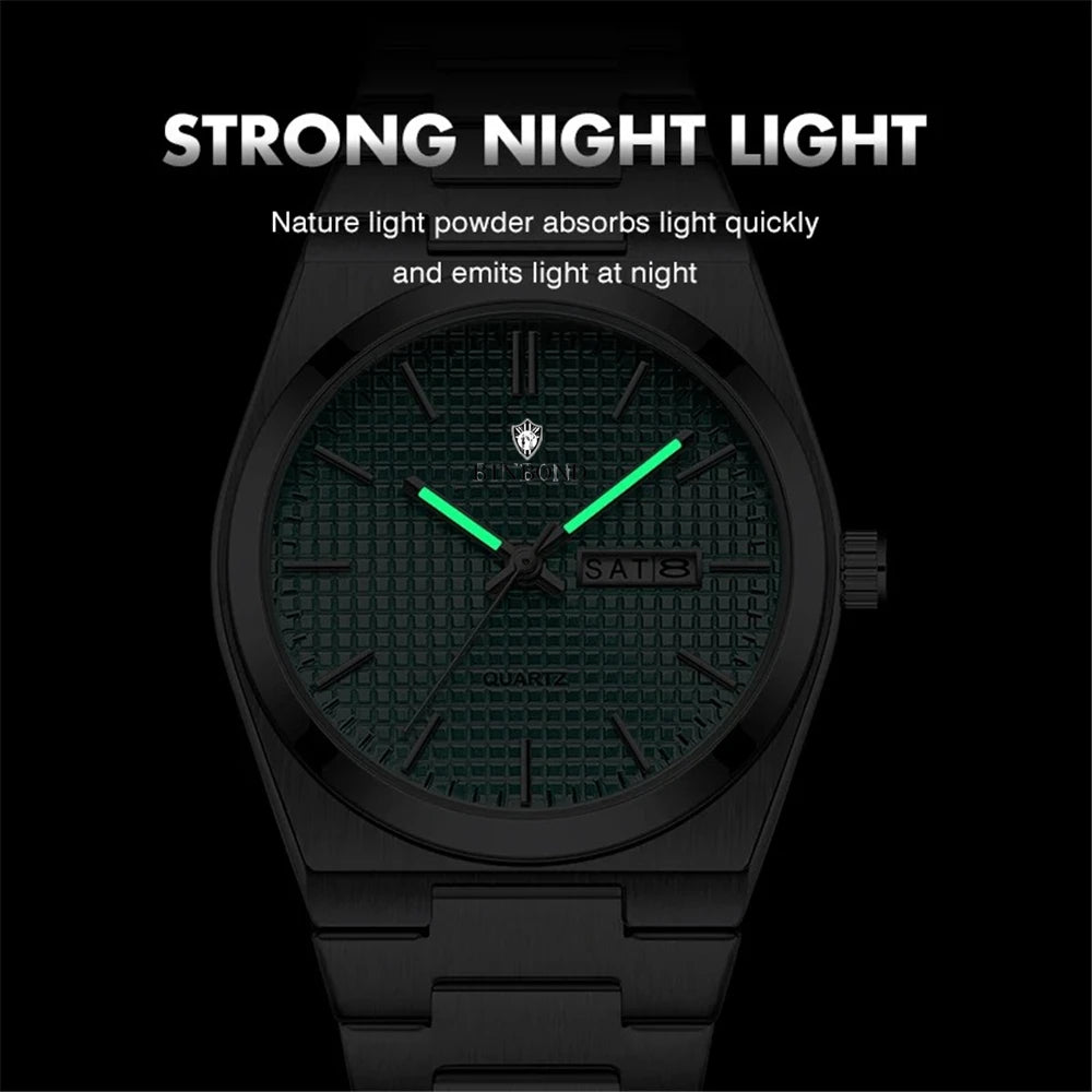 Relojes de pulsera de cuarzo de moda Nueva marca estilo simple Reloj de lujo azul cielo Reloj automático para hombre Relojes para hombre Regalos para hombre Reloj