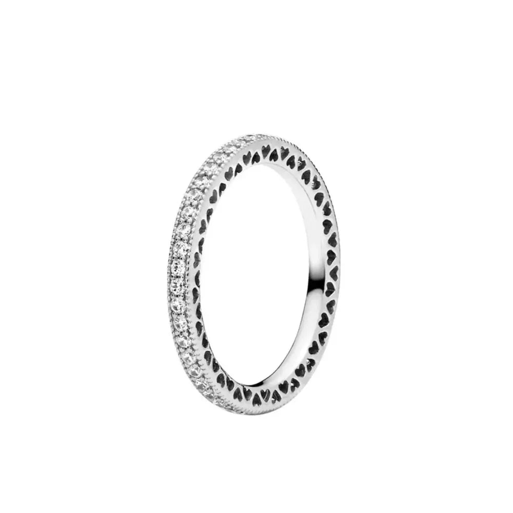 925 Silberring, neu, heiß begehrt, goldfarbene Ringe, für jeden Anlass geeignet, Armband und Halskette passend, DIY Geburtstagsgeschenk