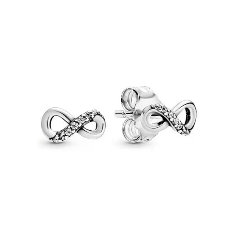 Weihnachtsgeschenk Bestseller 925er Silber blauer Stein Blumen Ohrstecker passend für Damen Festival Exquisiter Charm Schmuck Geschenke
