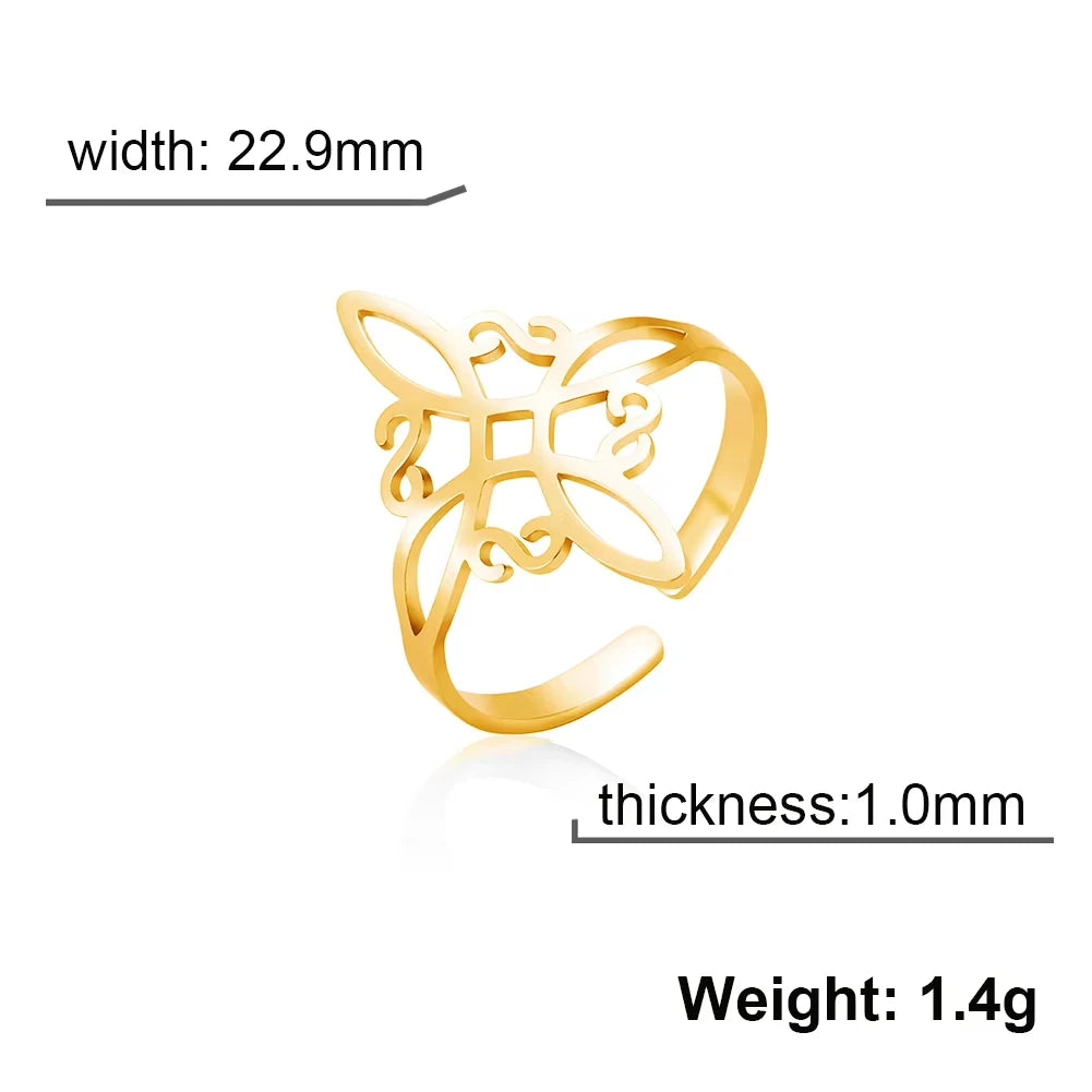 Yupsk Koreanische Mode Mikropavé-Kristall Zirkonia Schleifenring für Frauen Mädchen Exquisite Ins Trendige Minimalistische Fingerringe Schmuck