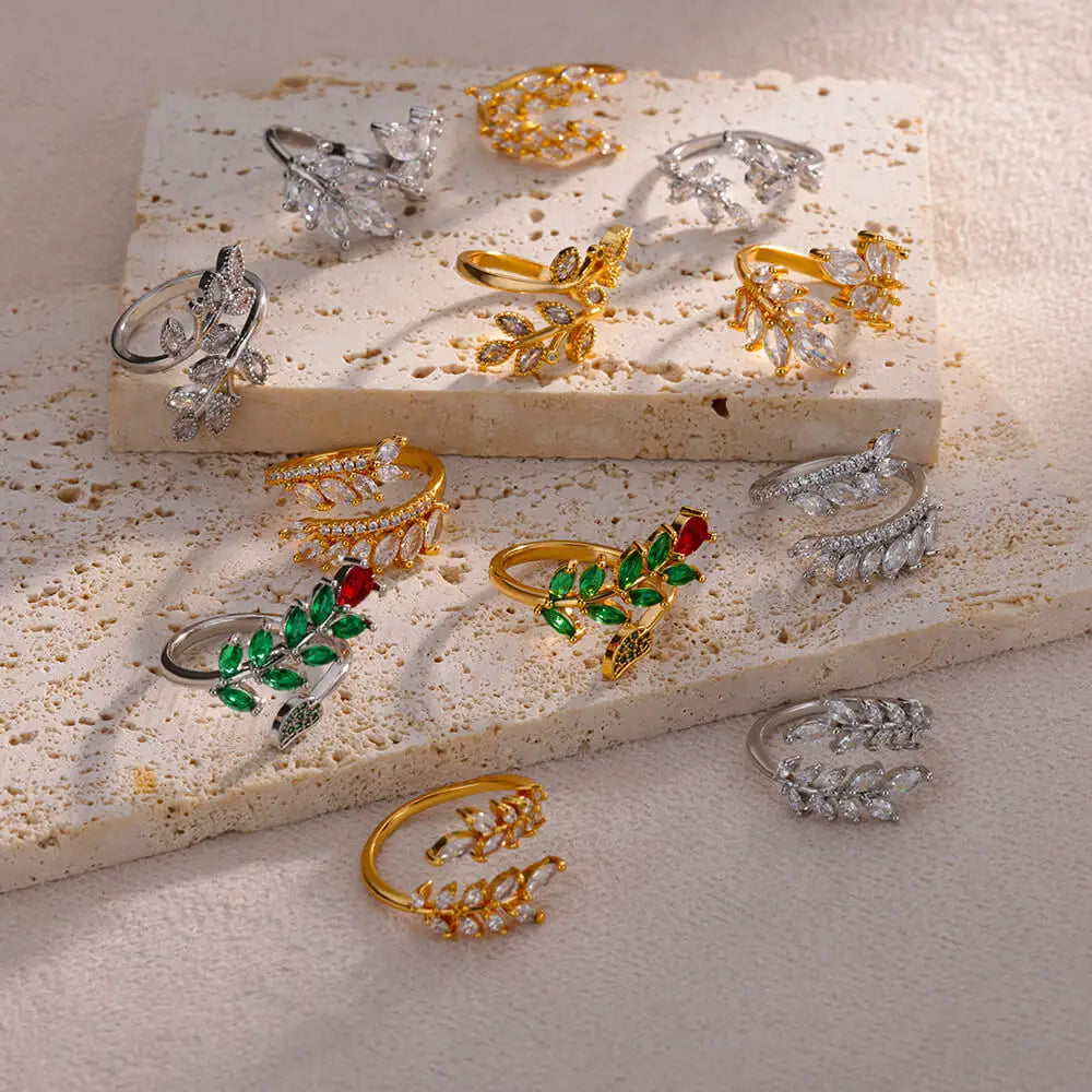 Luxuriöse Rosenblüten-Zirkon-Ringe für Frauen, goldfarben, Edelstahl, modischer Schmetterlingsring 2023, ästhetischer Hochzeitsschmuck, Geschenk