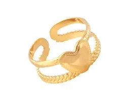 Wasserdichter, hohler Edelstahl-Fingerring der Spitzenklasse, trendig für Frauen, personalisierter Schmuck Großhandel